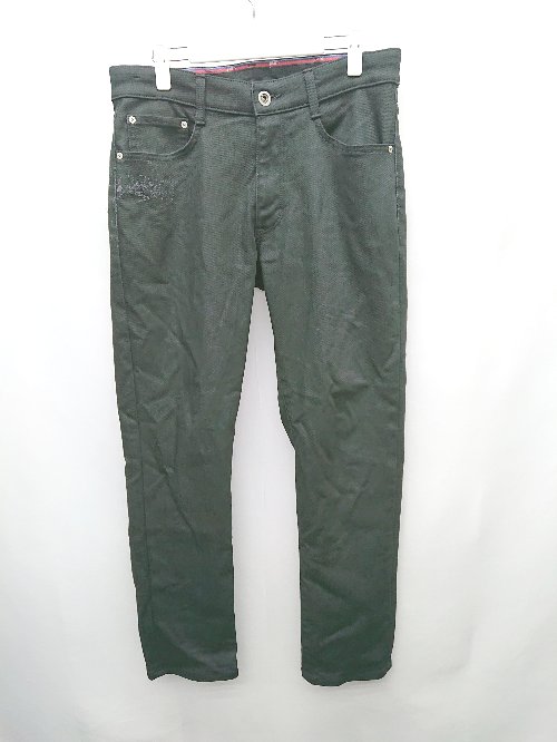 ◇ EDWIN エドウィン シンプル ストレッチ パンツ サイズM ブラック メンズ P 【中古】