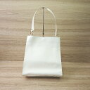 ◇ mystic ミスティック loti カジュアル シンプル 通勤 オフィス ハンド トートバッグ ホワイト系 レディース E 【中古】