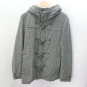 ■ VOWEL 長袖 ダッフルコート サイズ4 グレー レディース メンズ E 【中古】