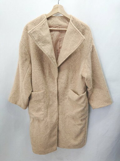 ◇ select MOCA セレクトモカ 長袖 ロングコート サイズM キャメル系 レディース E 【中古】 ◇ select MOCA セレクトモカ 長袖 ロングコート サイズM キャメル系 レディース E 【中古】