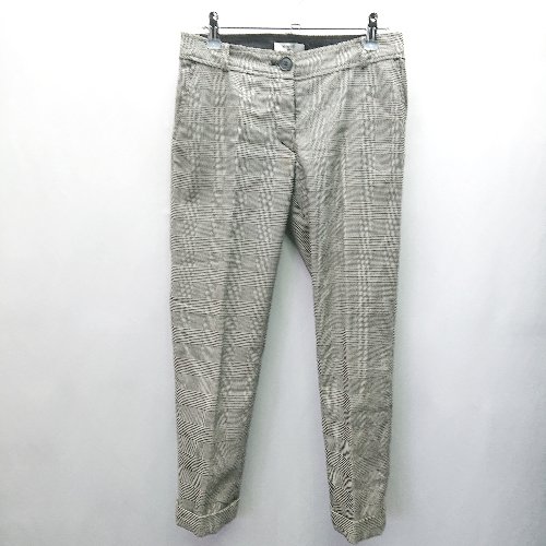 ◇ NATURAL BEAUTY BASIC チェック 通勤服 テーパードパンツ サイズS ブラック ホワイト レディース E 【中古】 ◇ NATURAL BEAUTY BASIC チェック 通勤服 テーパードパンツ サイズS ブラック ホワイト レディース E 【中古】