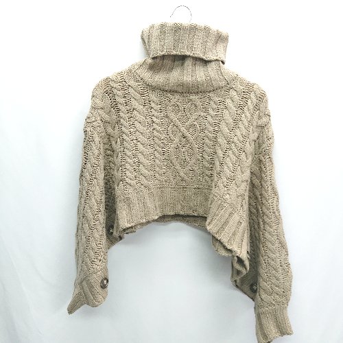 ■ MURUA 長袖 ポンチョ サイズF ブラウン レディース E 【中古】