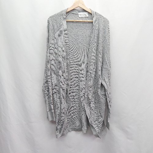 ◇ antique アンティカ 長袖 カーディガン サイズ表記なし グレー系 レディース E 【中古】