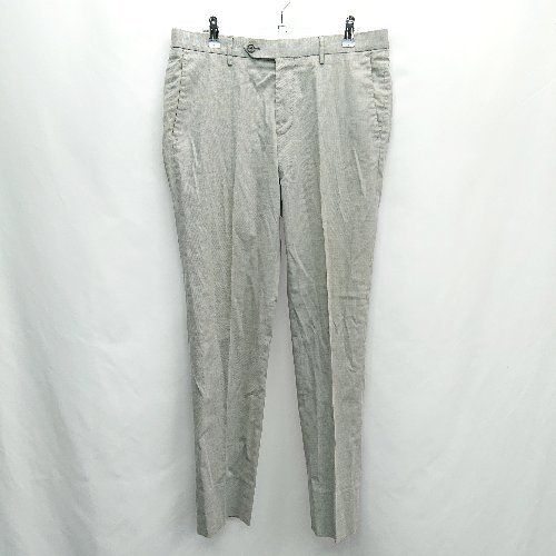 ◇ green label relaxing 微ストレッチ シンプル ストレ-ト パンツ サイズL グレー メンズ E 【中古】 ◇ green label relaxing 微ストレッチ シンプル ストレ-ト パンツ サイズL グレー メンズ E 【中古】