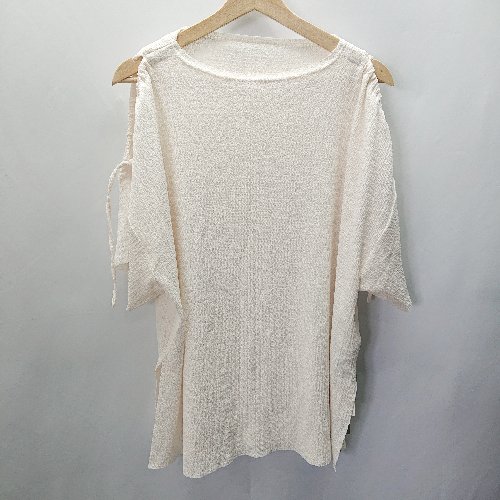 ◇ ◎ ●未使用● JEANASIS ジーナシス シンプル 無地 キレイめ ゆったり 半袖 カットソ- サイズF ホワイト レディース E 【中古】 ◇ ◎ ●未使用● JEANASIS ジーナシス シンプル 無地 キレイめ ゆったり 半袖 カットソ- サイズF ホワイト レディース E 【中古】