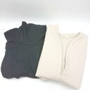 ◇ e/rm イーアールエム 3way ベストセット ワンピース ベスト サイズF ブラック ベージュ レディース E 【中古】