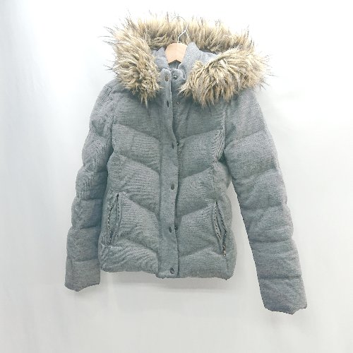 ■ GAP ギャップ 長袖 中綿ジャケット サイズS グレー系 レディース E 【中古】