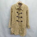 ◇ A.P.C. アーペーセー シンプル ウエスタン風ヨーク 長袖 ダッフルコート サイズ38 ベージュ メンズ E 【中古】