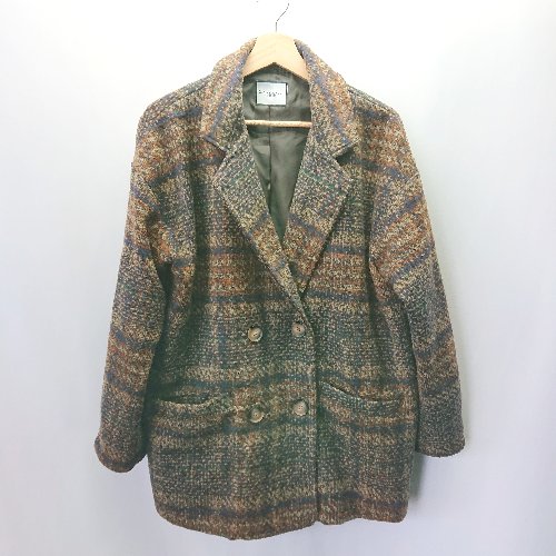 ◇ classicalelf クラシカルエルフ 厚手 冬 秋 カジュアル 長袖 チェスター コート サイズL ブラウン系 レディース E 【中古】 ◇ classicalelf クラシカルエルフ 厚手 冬 秋 カジュアル 長袖 チェスター コート サイズL ブラウン系 レディース E 【中古】