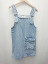 ◇ Bershka ベルシュカ デニム ミニ ジャンパースカート サイズEUR M USA M MEX 28 ライトブルー レディース P 【中古】