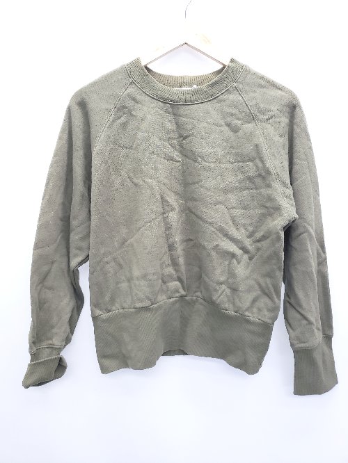 ◇ SHIPS any シップス エニィ 長袖 トレーナー サイズF カーキ レディース P 【中古】