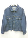 ◇ E hyphen world gallery PEACE カジュアル 定番 長袖 デニム ジャケット Gジャ サイズF ネイビー レディース P 【中古】