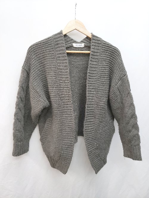 ◇ URBAN RESEARCH Sonny Label サニーレーベル 長袖 ニット カーディガン サイズfree グレー系 レディース P 【中古】