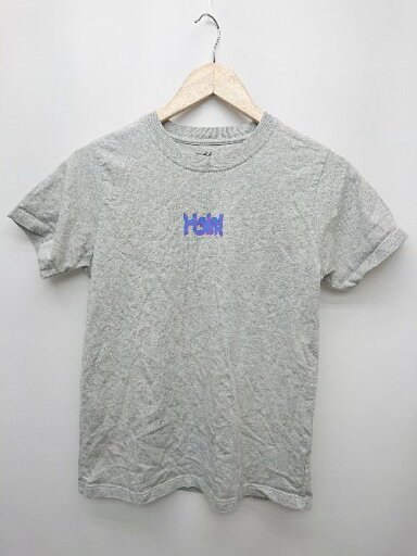 ◇ X-girl エックスガール ロゴプリント クルーネック カジュアル 半袖 Tシャツ カットソー サイズ2 グレー レディース P 【中古】 ◇ X-girl エックスガール ロゴプリント クルーネック カジュアル 半袖 Tシャツ カットソー サイズ2 グレー レディース P 【中古】