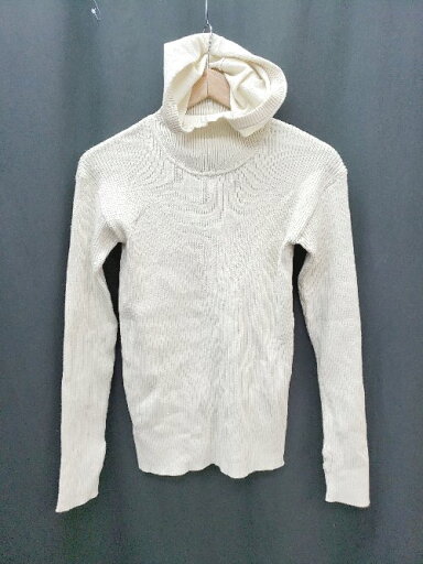 ◇ CHAROL シャロル 長袖 バラクラバニット サイズF アイボリー系 レディース P 【中古】 ◇ CHAROL シャロル 長袖 バラクラバニット サイズF アイボリー系 レディース P 【中古】