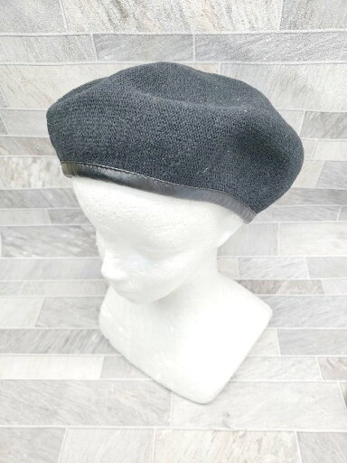 ◇ ◎ ●美品● Khaju カージュ SHIPS タグ付き ベレー帽 帽子 ブラック レディース P 【中古】 ◇ ◎ ●美品● Khaju カージュ SHIPS タグ付き ベレー帽 帽子 ブラック レディース P 【中古】