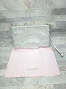 ◇ ◎ COCCINELLE ポーチ クラッチバッグ シルバー レディース P 【中古】