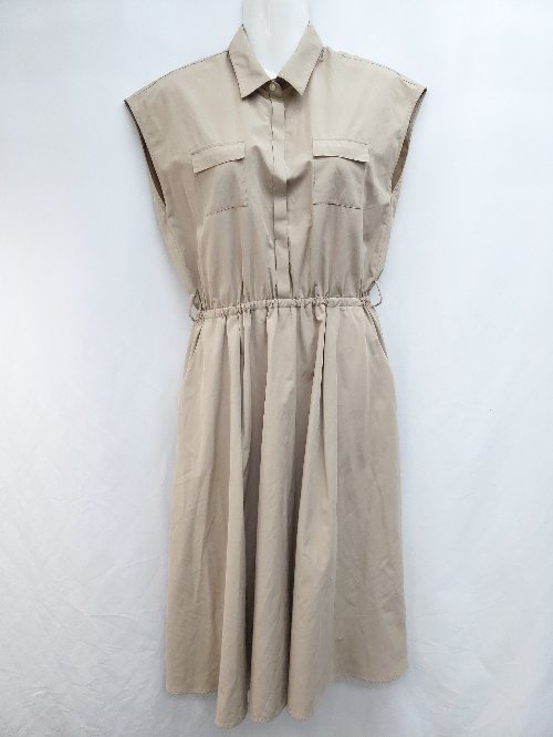 ◇ NATURAL BEAUTY BASIC ナチュラルビューティーベーシック ワンピース サイズS ベージュ系 レディース P 【中古】