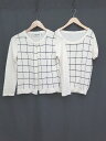 ◇ ROPE' ロペ ニット カットソー カーディガン アンサンブル サイズM アイボリー レディース P 【中古】