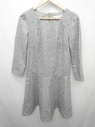 ◇ NATURAL BEAUTY ナチュラルビューティー 七分袖 ミニ丈 ワンピース サイズ38 グレー レディース P 【中古】 ◇ NATURAL BEAUTY ナチュラルビューティー 七分袖 ミニ丈 ワンピース サイズ38 グレー レディース P 【中古】