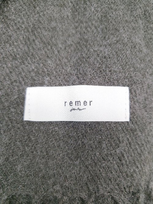 ◇ remer リメール マフラー 表記なし ダークグレー系 レディース P 【中古】