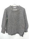 ◇ AMERICAN HOLIC アメリカンホリック 長袖 ニット セーター サイズM ダークグレー系 レディース P 【中古】