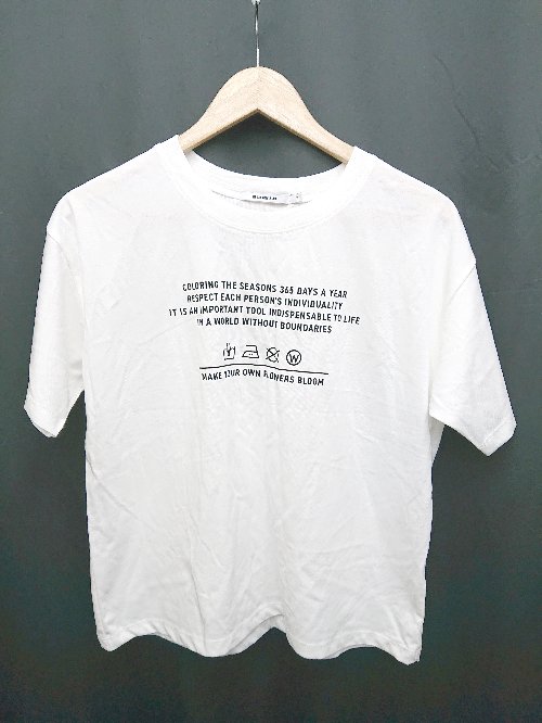 ◇ COLONY 2139 コロニー トゥーワンスリーナイン 半袖 Tシャツ カットソー サイズF ホワイト系 レディース P 【中古】