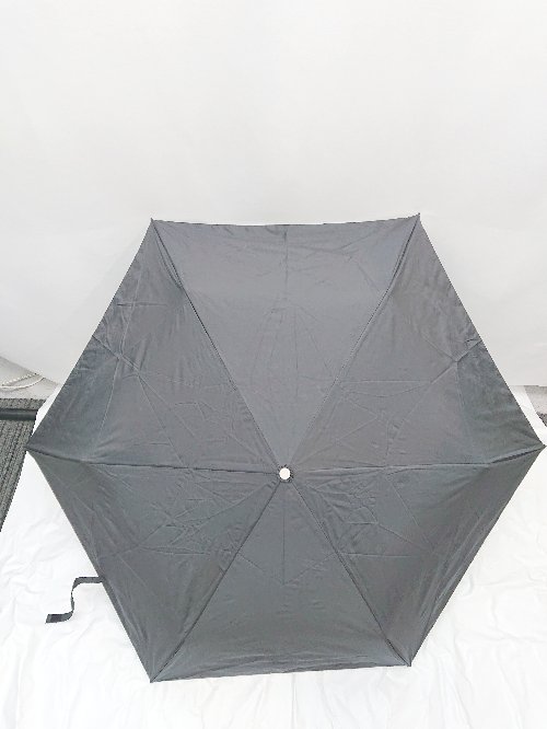 ◇ ◎ ●未使用● MUJI 無印良品 ムジルシ タグ付 UVカット 日傘 パラソル 50cm ブラック レディース P 【中古】のサムネイル