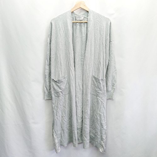 ◇ ◎ La vie a paris Broderie & Co nano universe 長袖 カーディガン サイズF ライトブルー系 レディース E 【中古】
