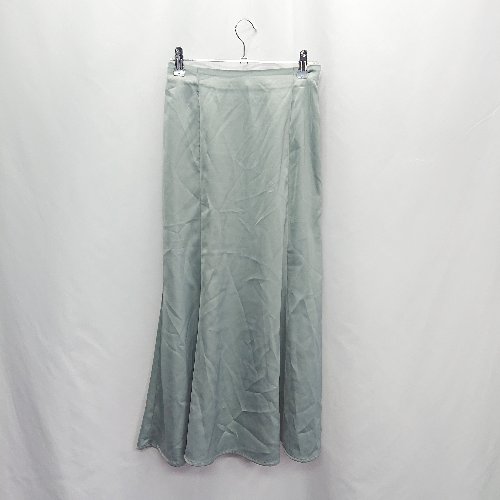 ◇ mystic ミスティック ロング丈 フレア スカート サイズfree グリーン系 レディース E 【中古】