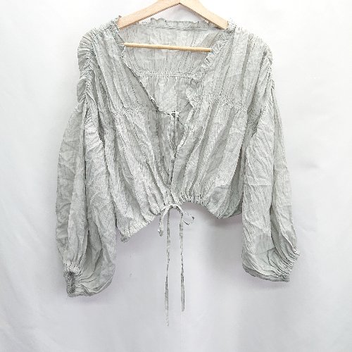 ◇ HEDHER 長袖 カットソー サイズF ライトグレー レディース E 【中古】