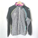 ◇ UMBRO アンブロ ギンガムチェック 長袖 パーカー サイズL ブラック系 レディース E 【中古】