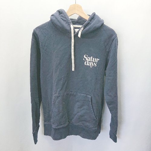 ◇ SATURDAYS NEW YORK CITY 長袖 パーカー サイズS ネイビー メンズ E 【中古】 ◇ SATURDAYS NEW YORK CITY 長袖 パーカー サイズS ネイビー メンズ E 【中古】