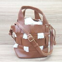 ◇ ◎ MUMU&Co. ハンドバッグ ブラウン ホワイト系 レディース E 【中古】