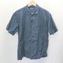 ◇ BEAMS HEART ビームス ハート 半袖 シャツ サイズS ネイビー系 レディース E 【中古】(4)
