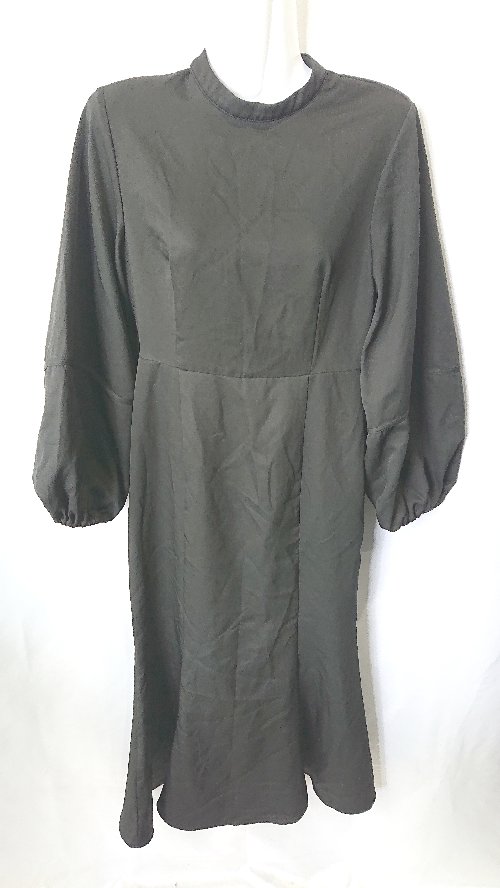 ◇ LAUIR ラウアー 長袖 ロング ワンピース サイズM ブラック系 レディース E 【中古】