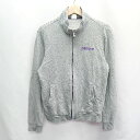 ◇ adidas アディダス 長袖 パーカー サイズM グレー レディース E 【中古】