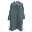 ■ GU 長袖 コート サイズL ネイビー レディース E 【中古】(4)