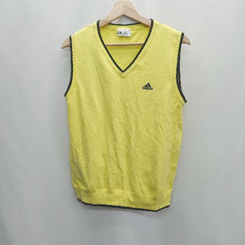 ◇ adidas アディダス - ベスト サイズL/G イエロ− メンズ E 【中古】