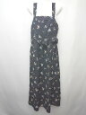 ◇ ◎ MAJESTIC LEGON マジェスティックレゴン 花柄 ロング キャミソールワンピース サイズM ブラック マルチ レディース P 【中古】(4)