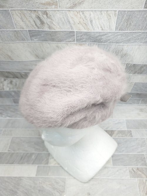 ◇ KANGOL カンゴール イギリス製 フワフワ ベレー帽 パーブル系 レディース P 【中古】
