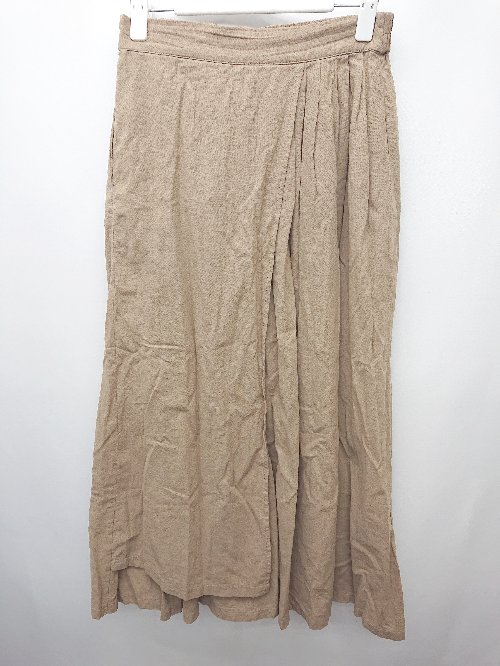 ◇ PATTERN TORSO パターントルソ antiqua ロング フレア スカート ベージュ レディース P 【中古】