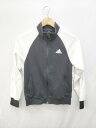 ◇ adidas アディダス キッズ 子供服 トラック ジャケット サイズ150 ブラック ホワイト レディース メンズ P 【中古】