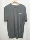 ◇ VOLCOM ボルコム バックプリント 半袖 Tシャツ カットソー サイズL ダークグレー系 メンズ P 【中古】(4)