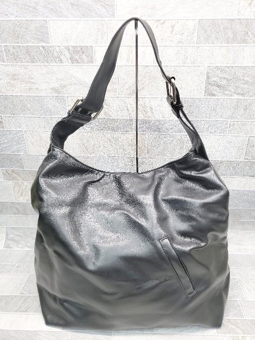 ◇ un/neu アンノイ シンプル オフィス系 ショルダー ハンド バッグ ブラック レディース P 【中古】のサムネイル