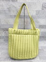 ◇ ◎ GUSCIO グッシオ 2way カジュアル ショルダー ハンド バッグ ライムグリーン系 レディース P 【中古】