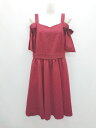 ◇ JILL STUART ジル スチュアート 膝丈 キャミソールワンピース サイズS レッド系 レディース P 【中古】