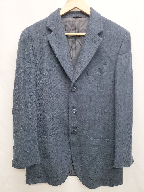 ◇ HILTON ヒルトン イタリア製 長袖 ジャケット サイズM ネイビー メンズ P 【中古】
