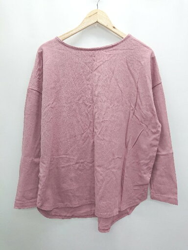 ◇ antiqua tree cafe アンティカ シンプル 無地 長袖 Tシャツ カットソー サイズXLX ピンク レディース P 【中古】 ◇ antiqua tree cafe アンティカ シンプル 無地 長袖 Tシャツ カットソー サイズXLX ピンク レディース P 【中古】