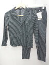 ◇ ◎ ●未使用● BeBe タグ付 ストライプ キッズ 子供服 セットアップ 上下 サイズ140 ネイビー ホワイト 男の子 P 【中古】
